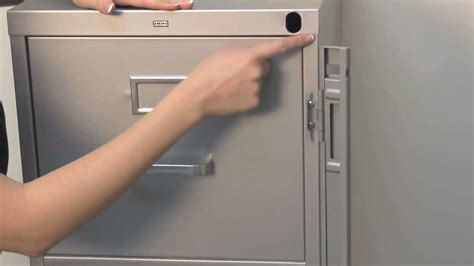 how to lock filing cabinet